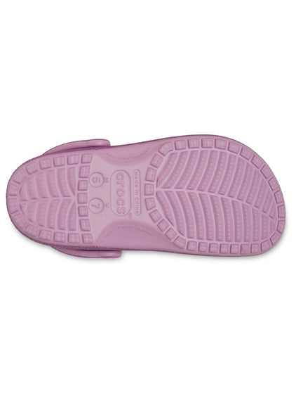 Zueco Unisex Classic Clog Glitter Morado Crocs