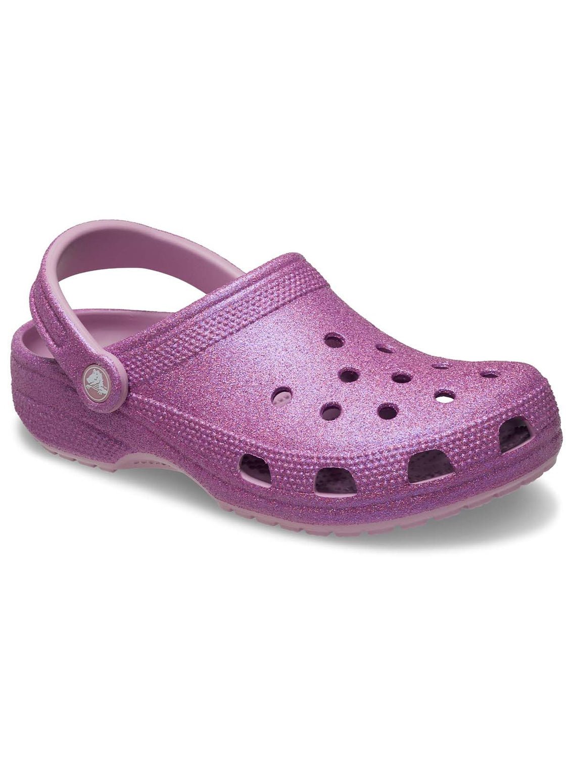 Zueco Unisex Classic Clog Glitter Morado Crocs