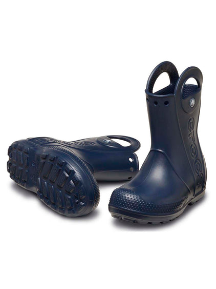 Bota Lluvia Niños Grandes Handle It Rain Azul Crocs