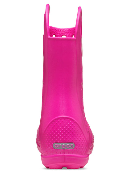 Bota Lluvia Niños Grandes Handle It Rain Rosa Crocs
