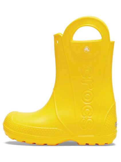 Bota Lluvia Niños Grandes Handle It Rain Amarillo Crocs