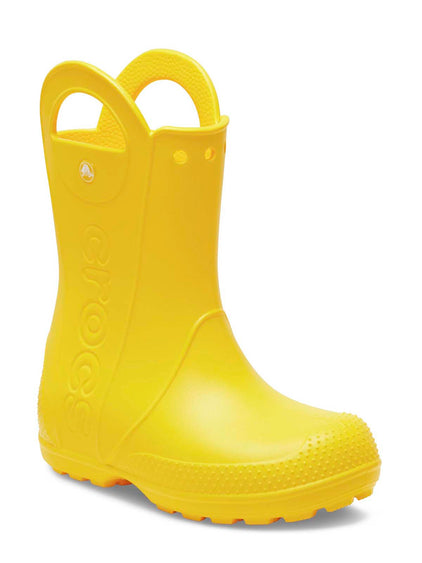 Bota Lluvia Niños Grandes Handle It Rain Amarillo Crocs