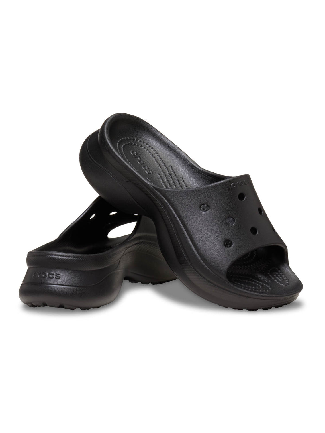 Sandalia Mujer Bae Slide Negro Crocs