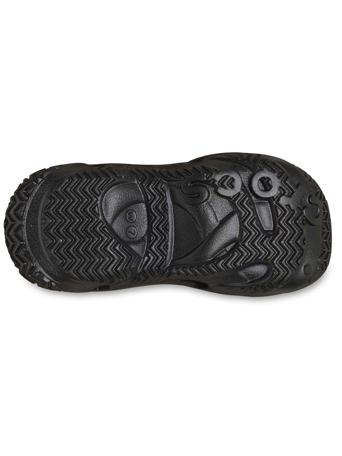 Zueco Mujer Caged Clog Negro Crocs
