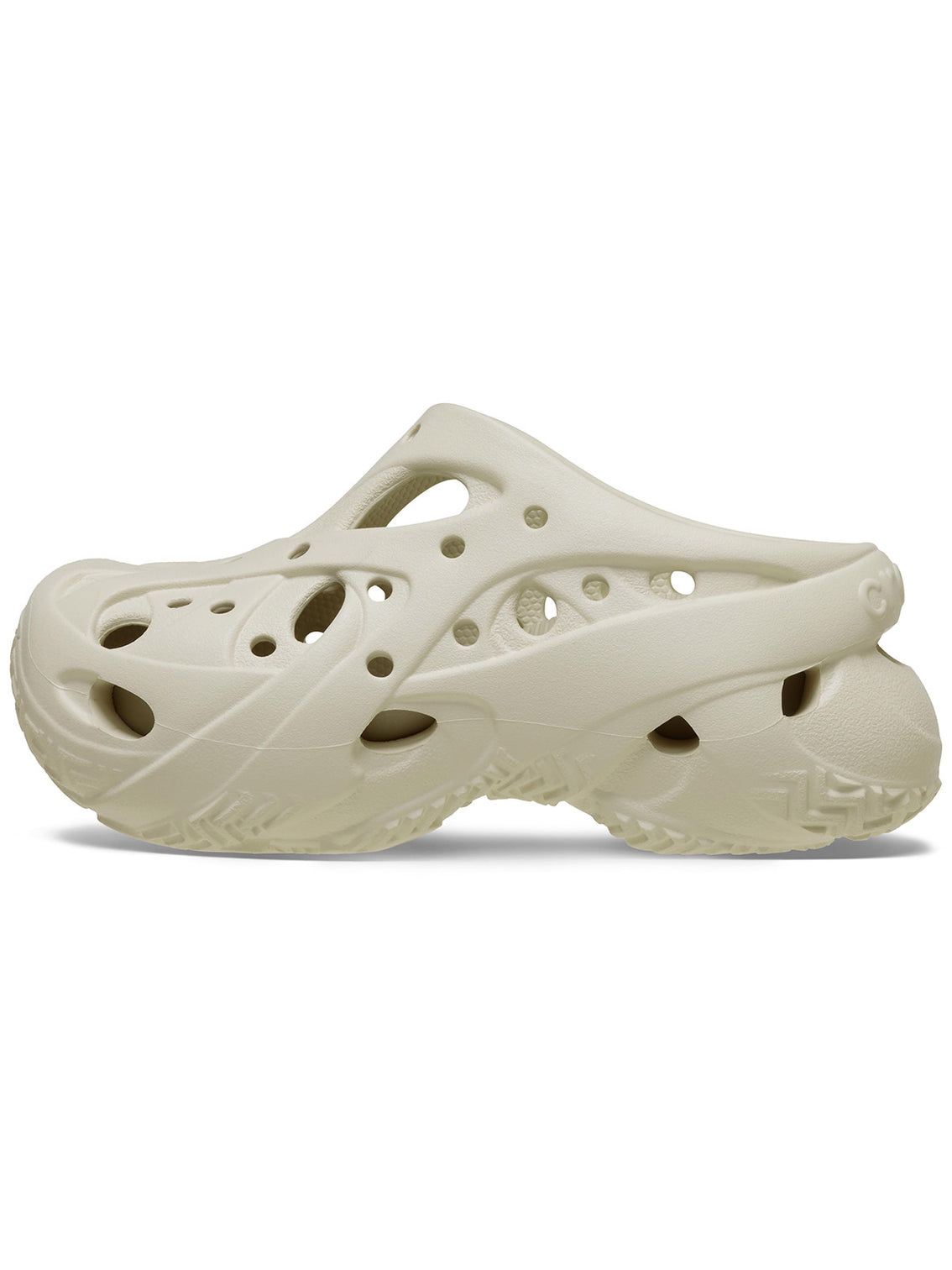 Zueco Mujer Caged Clog Beige Crocs