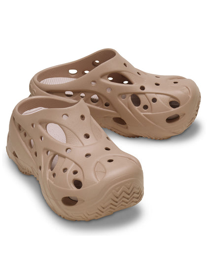 Zueco Mujer Caged Clog Rosa Nude Crocs