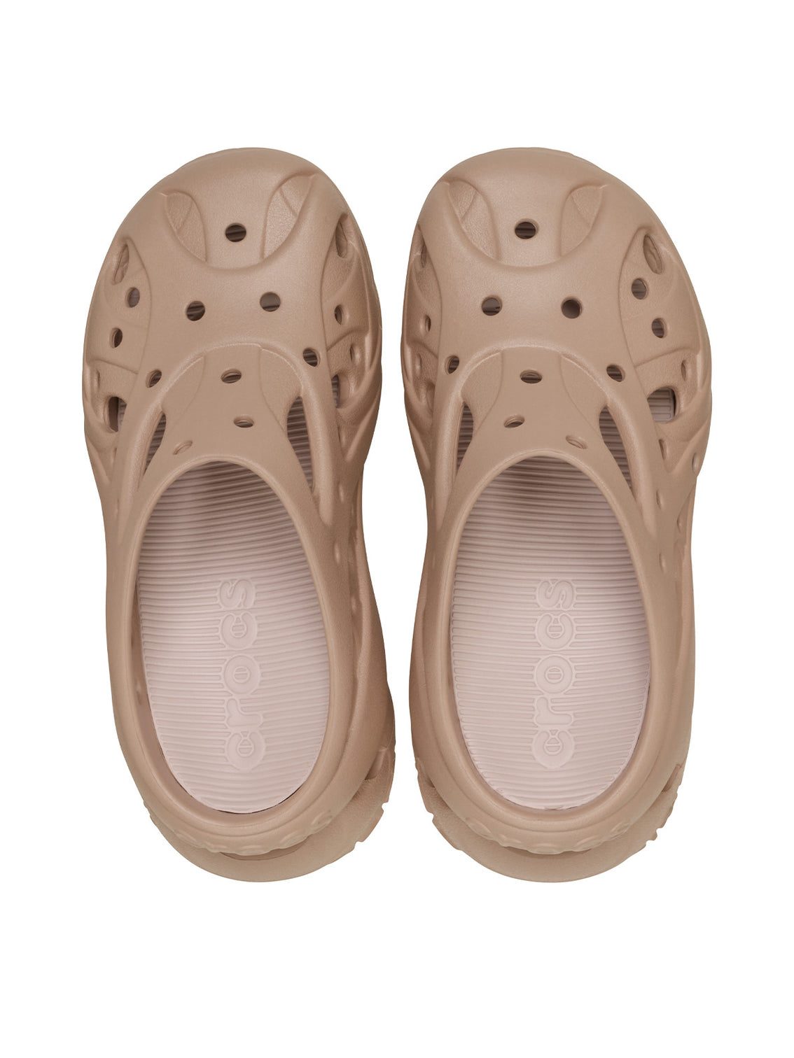 Zueco Mujer Caged Clog Rosa Nude Crocs