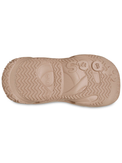 Zueco Mujer Caged Clog Rosa Nude Crocs