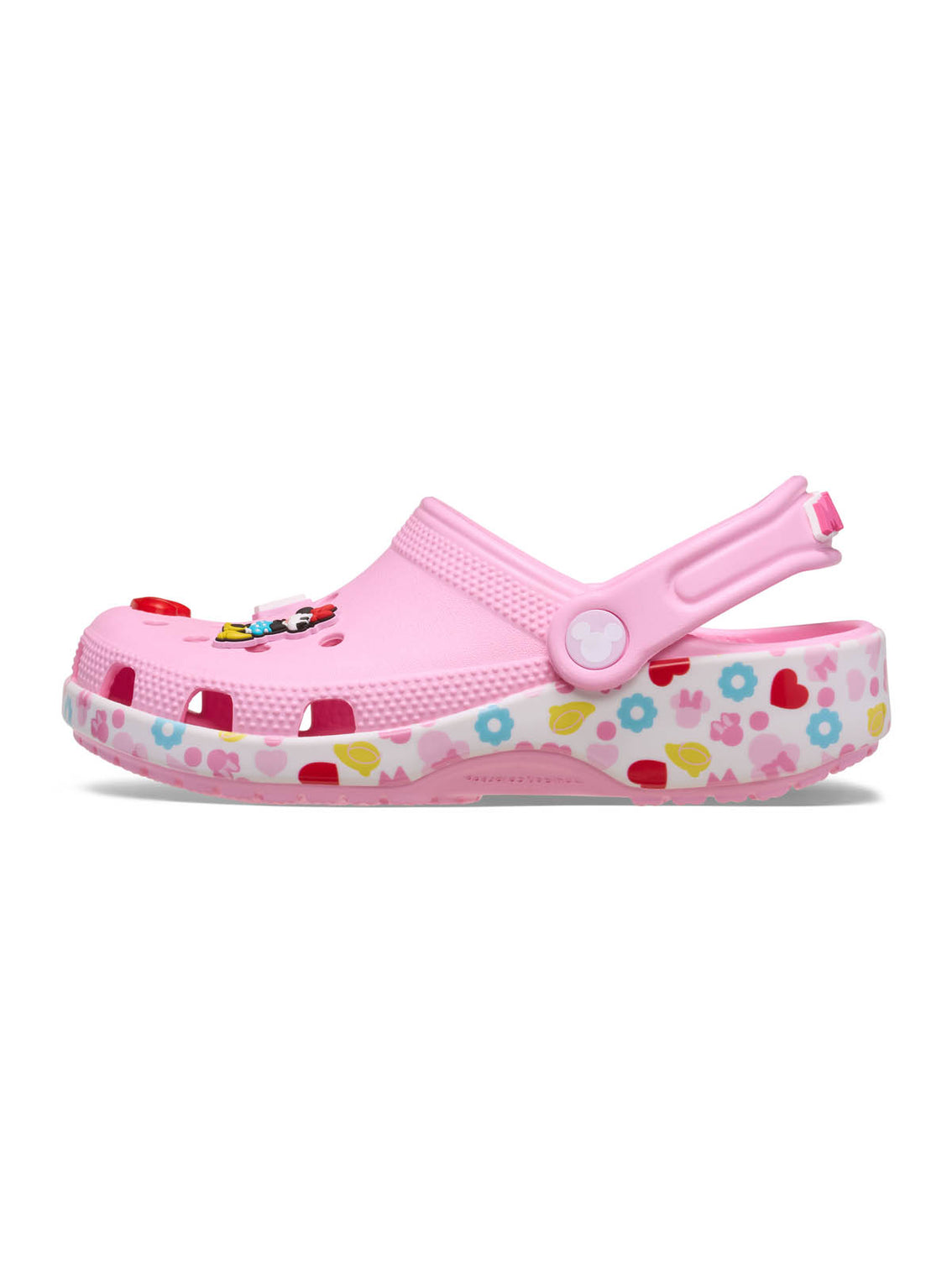 Zueco Niños Grandes Mickey Friends Minnie Rosado Crocs