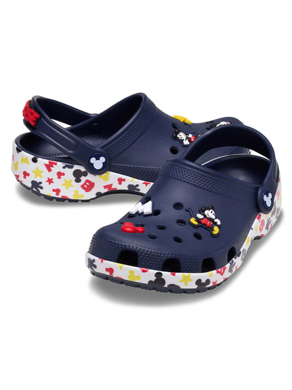 Zueco Niños Grandes Mickey Friends Classic Azul Crocs