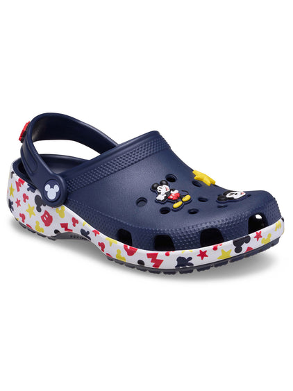 Zueco Niños Grandes Mickey Friends Classic Azul Crocs