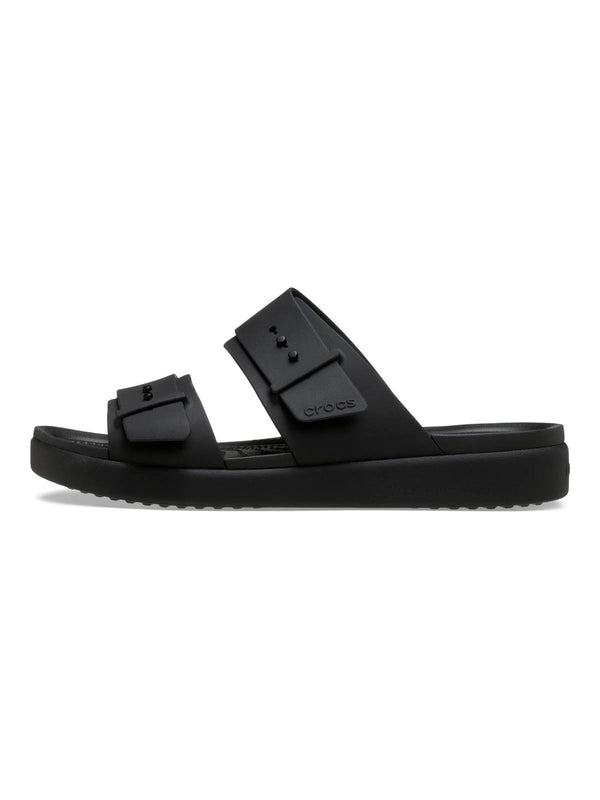 Sandalia Mujer Brooklyn Buckle Low Negro Crocs