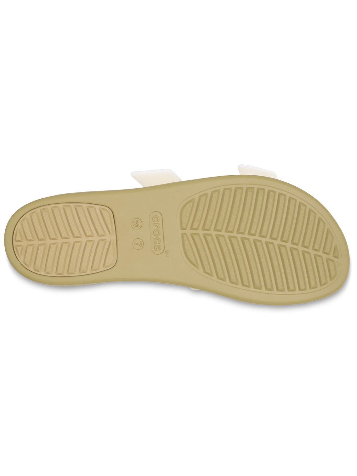 Sandalia Mujer Brooklyn Buckle Low Crema Crocs