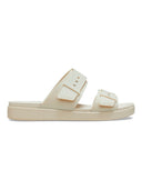 Sandalia Mujer Brooklyn Buckle Low Crema Crocs