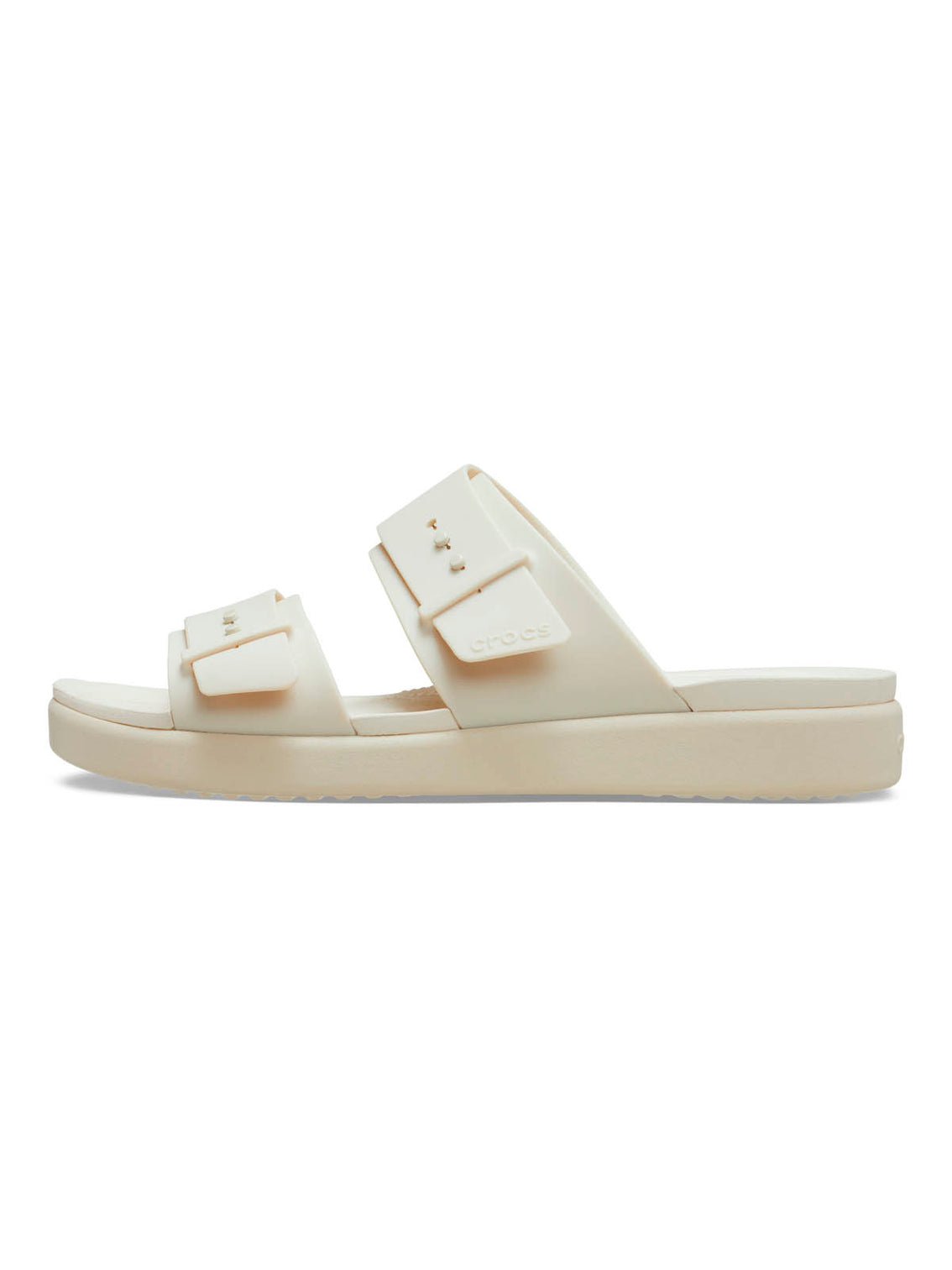 Sandalia Mujer Brooklyn Buckle Low Crema Crocs