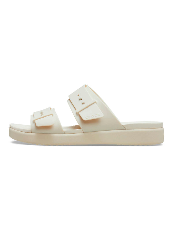 Sandalia Mujer Brooklyn Buckle Low Crema Crocs