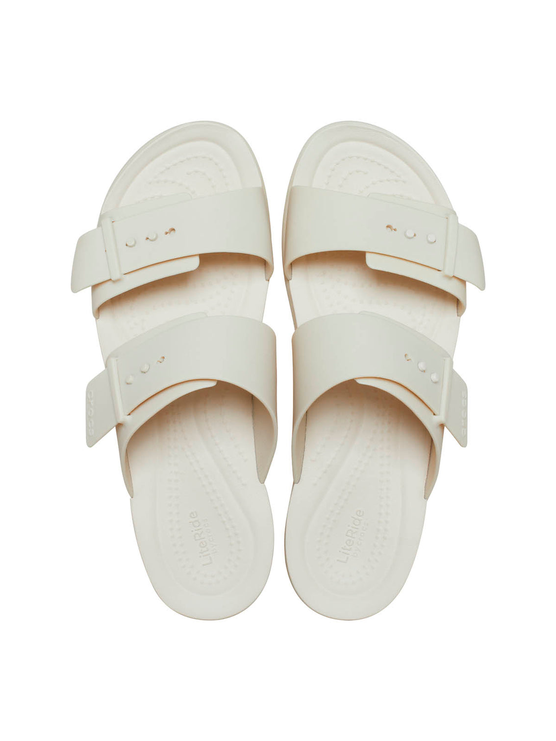 Sandalia Mujer Brooklyn Buckle Low Crema Crocs