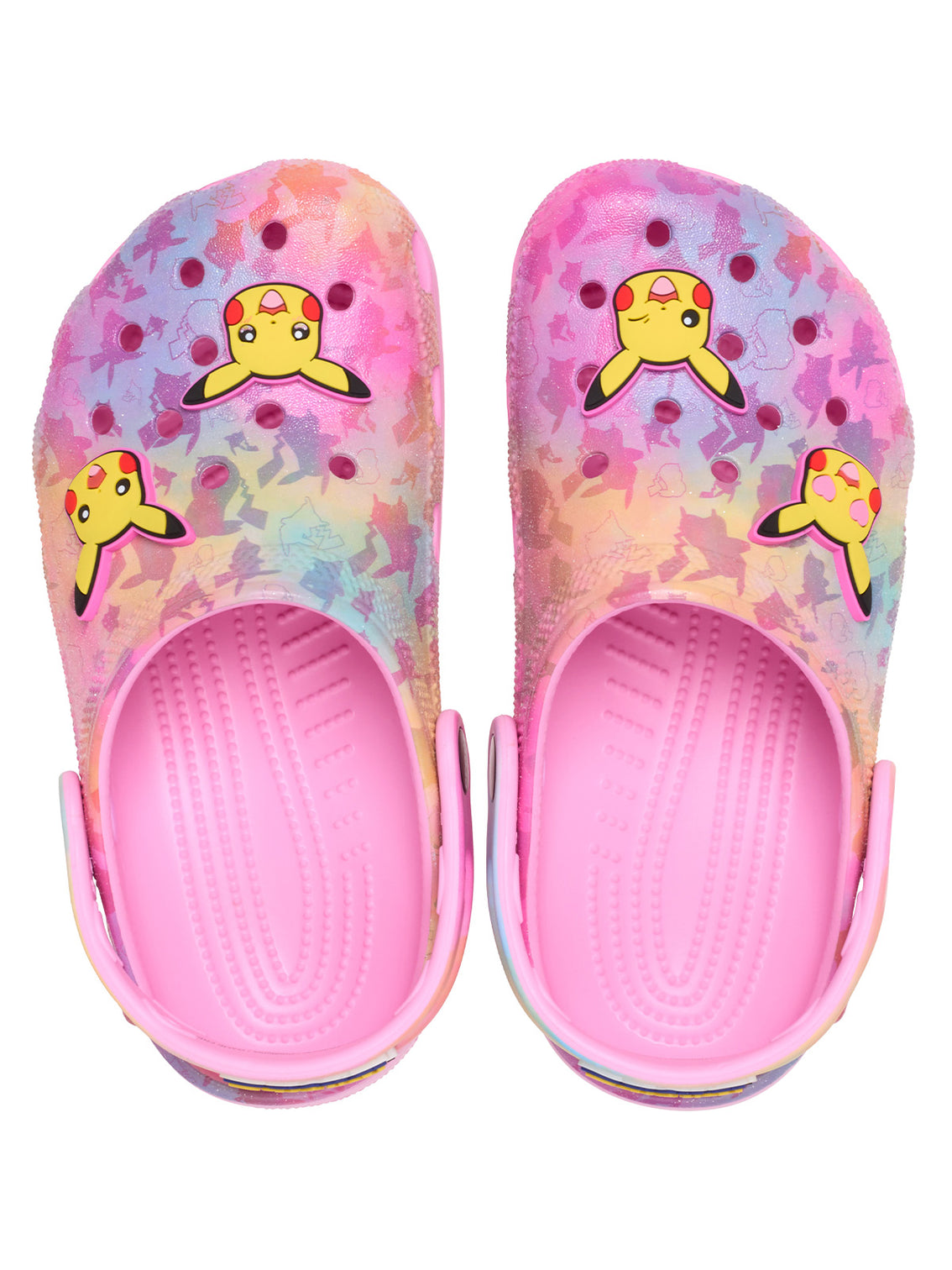 Zueco Niños Grandes Classic Clog Pokemon Pikachu Rosa Crocs