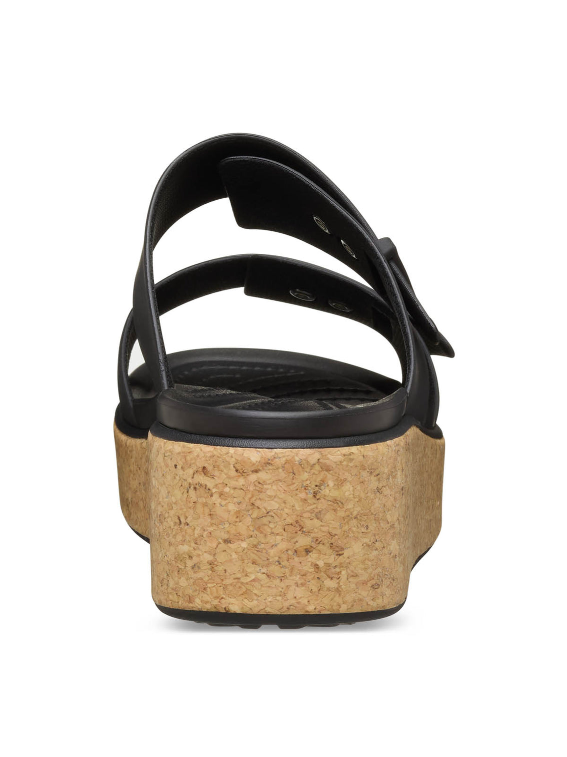 Sandalia Mujer Plataforma Brooklyn Buckle Café Crocs