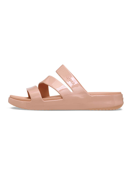 Sandalia Mujer Getaway Strappy Rosa Crema Crocs
