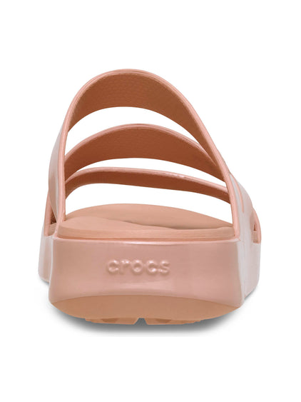 Sandalia Mujer Getaway Strappy Rosa Crema Crocs