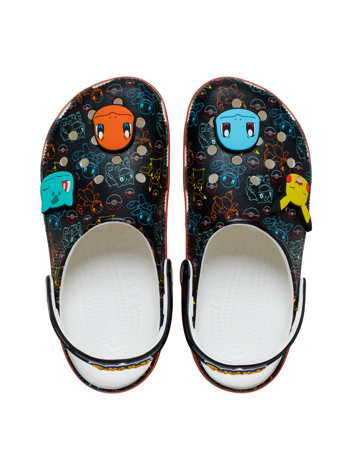 Zueco Unisex Pokemon Print Classic Clog Negro Crocs