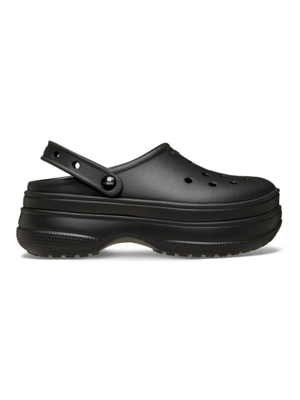 Zueco Unisex Classic Stacked Clog Negro Crocs