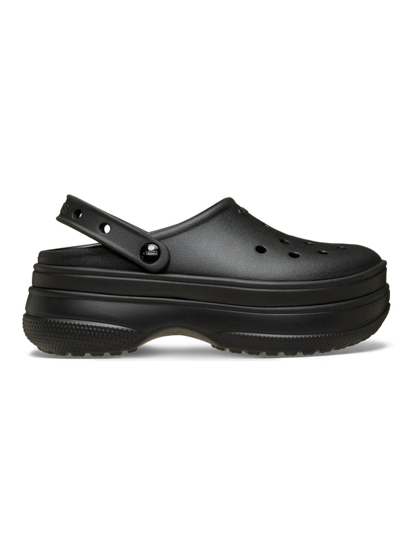 Zueco Unisex Classic Stacked Clog Negro Crocs