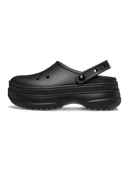 Zueco Unisex Classic Stacked Clog Negro Crocs