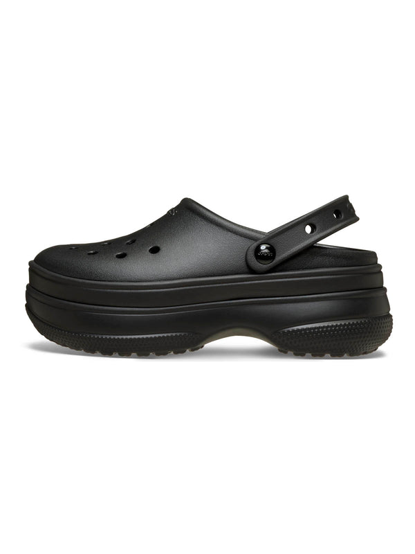 Zueco Unisex Classic Stacked Clog Negro Crocs