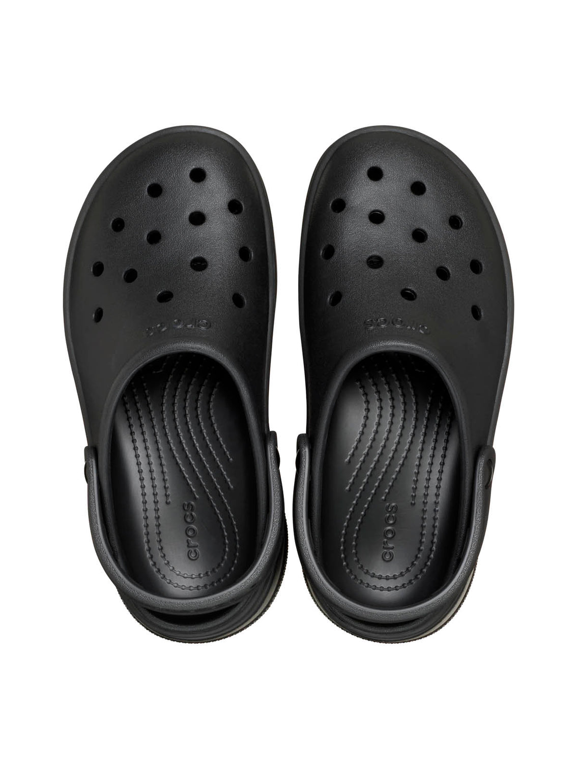 Zueco Unisex Classic Stacked Clog Negro Crocs