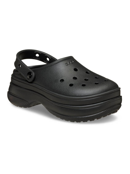 Zueco Unisex Classic Stacked Clog Negro Crocs