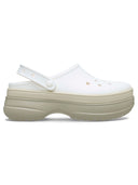 Zueco Plataforma Unisex Classic Stacked Blanco Crocs