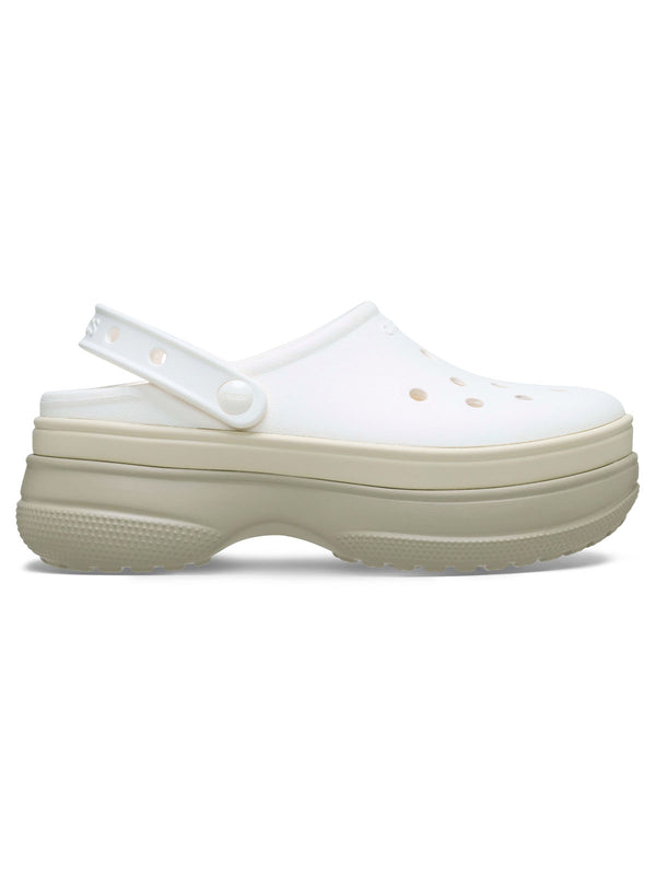 Zueco Plataforma Unisex Classic Stacked Blanco Crocs
