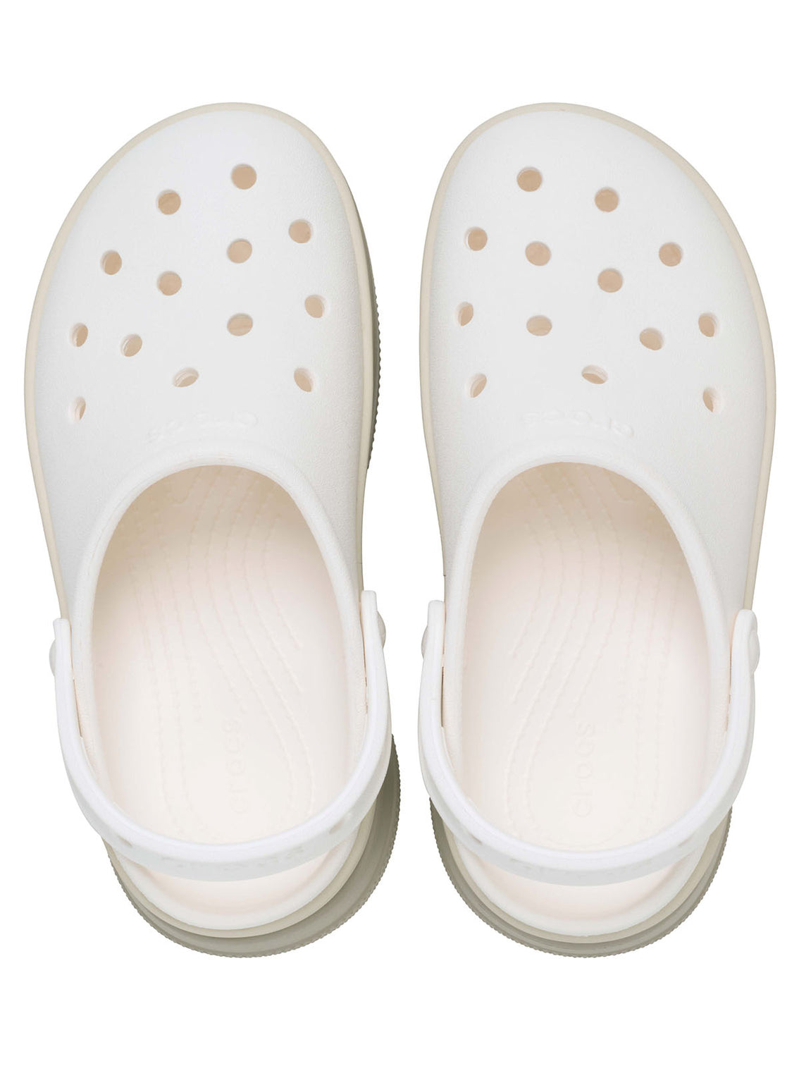Zueco Plataforma Unisex Classic Stacked Blanco Crocs