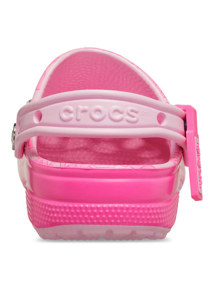 Zueco Unisex Classic Barbie Rosado de Mattel Crocs