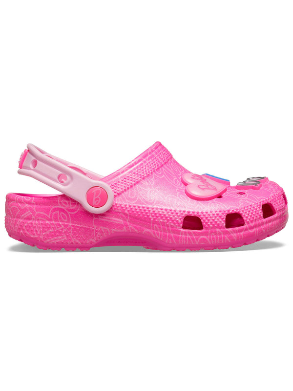 Zueco Niñas Grandes Classic Clog Barbie Fucsia Crocs