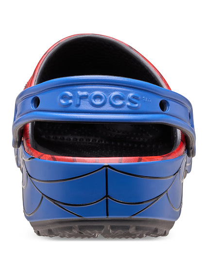 Zueco Unisex Spiderman Web Classic Clog Rojo Crocs