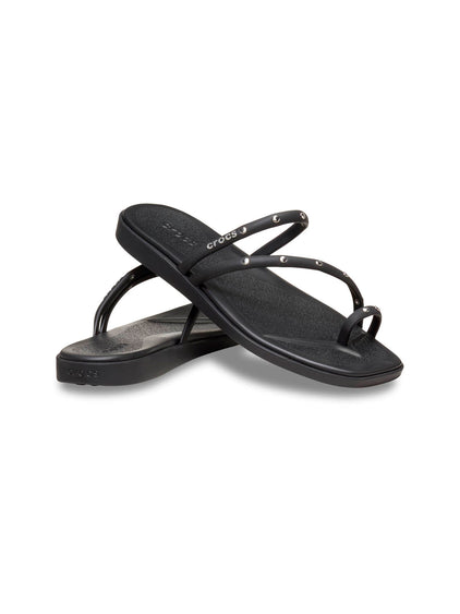 Sandalia Mujer Miami Toe Loop Sandal Negro Crocs