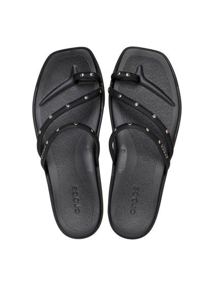 Sandalia Mujer Miami Toe Loop Sandal Negro Crocs