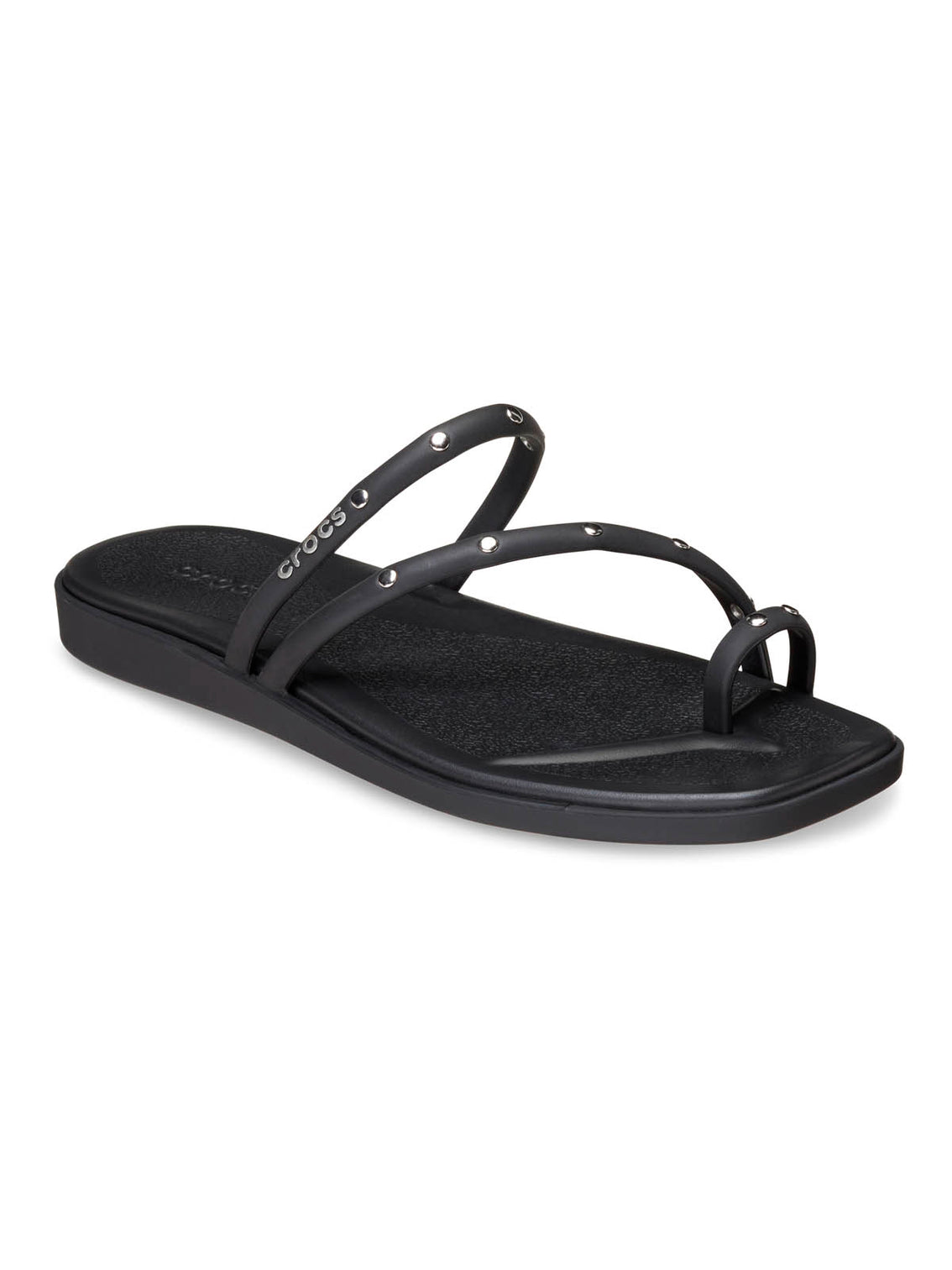 Sandalia Mujer Miami Toe Loop Sandal Negro Crocs
