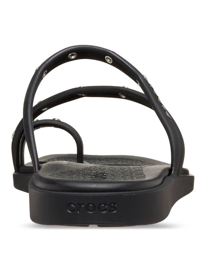 Sandalia Mujer Miami Toe Loop Sandal Negro Crocs