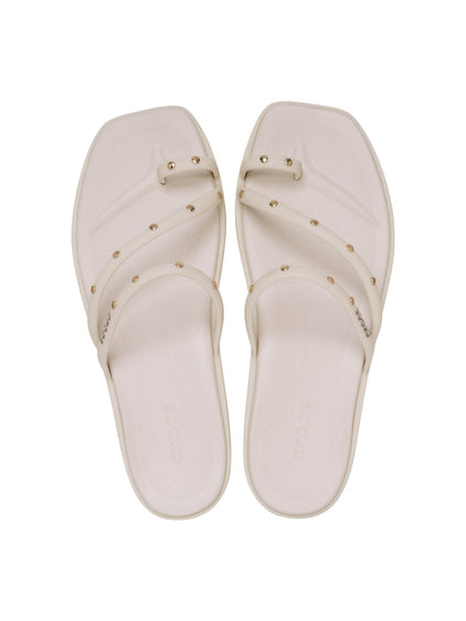 Sandalia Mujer Miami Toe Loop Sandal Beige Crocs