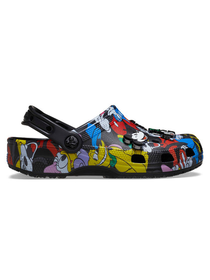 Zueco Unisex Classic Clog Mickey Mouse Print Crocs