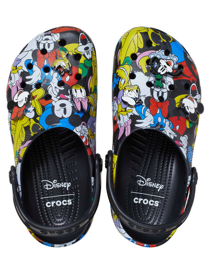 Zueco Unisex Classic Clog Mickey Mouse Print Crocs