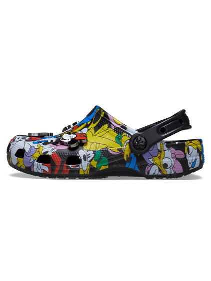 Zueco Unisex Classic Clog Mickey Mouse Print Crocs