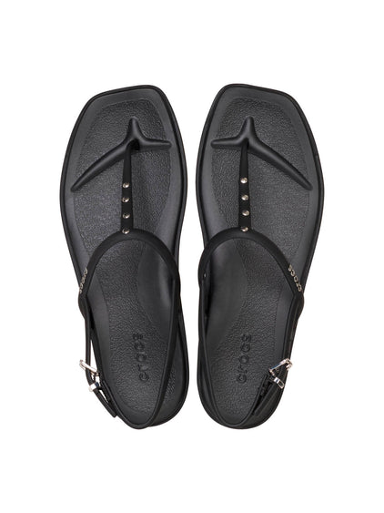 Sandalia Flip Mujer Miami Thong Flip Negro Crocs