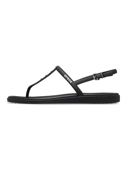 Sandalia Flip Mujer Miami Thong Flip Negro Crocs