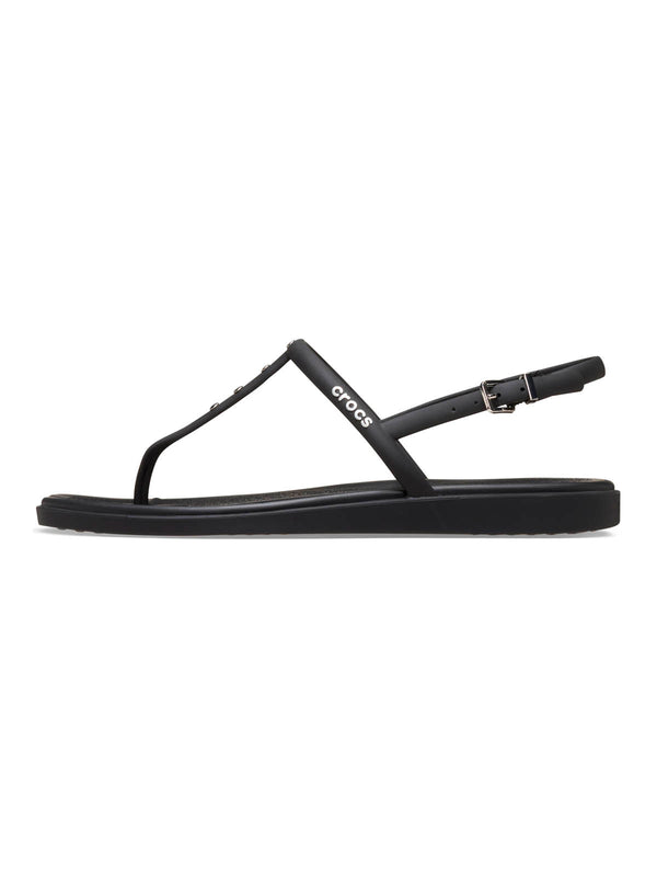 Sandalia Flip Mujer Miami Thong Flip Negro Crocs