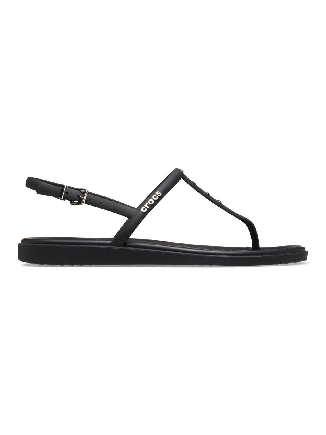 Sandalia Flip Mujer Miami Thong Flip Negro Crocs